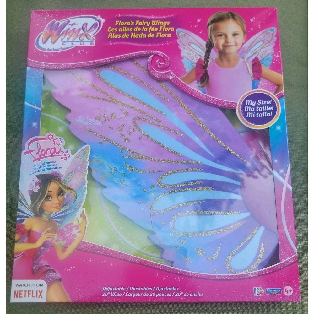 Winx Club Flora Fairy Wings Role Play Winx Club Flora My Size Role Play New!